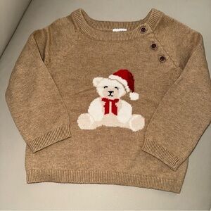 Janie and Jack Holiday Bear Sweater